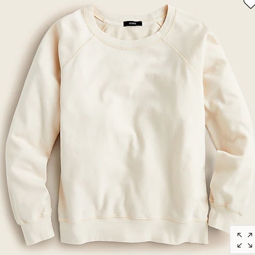 J.Crew magic rinse crewneck sweatshirt